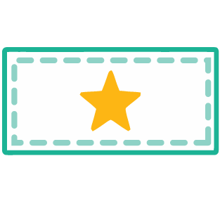 woven label icon
