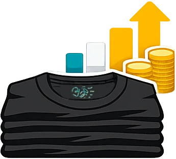 Sell branded tees on demand with neck prints