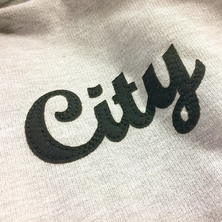 nice big letters work great as applique